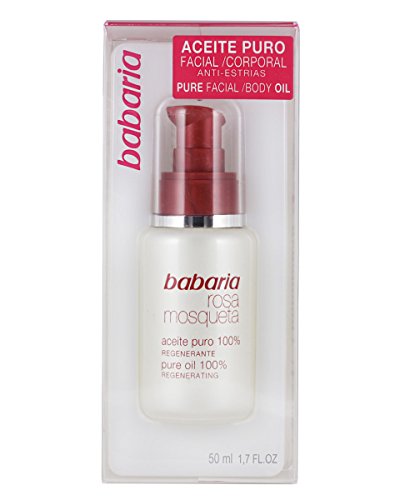 Creme de Rosto BABARIA 50 Ml Creme Facial Rosa Mosqueta Oleos Puro Facial Babaria - Loção e hidratante - creme facial, rosa mosqueta, 50 ml, puro facial