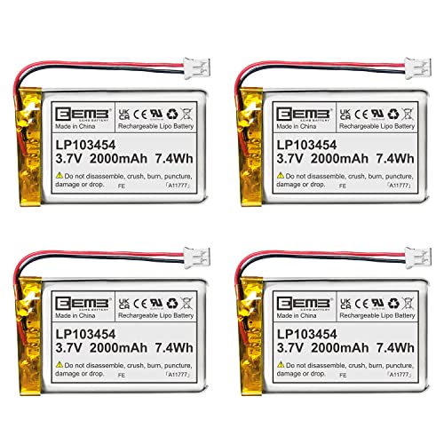 Bateria EEMB Lithium Polymer 3.7V 2000mAh EEMB Co.,Ltd - Baterias - lithium, polímero, 3.7V, 2000mAh