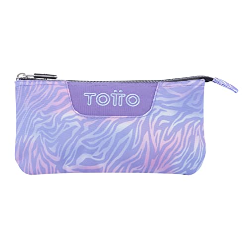 Estojo TOTTO 3 Compartimentos (Multicor - Poliéster) Totto - Estojos para canetas e lápis - 3 compartimentos, multicor, poliéster
