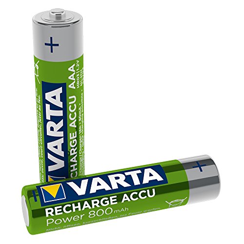Pilha Recarregável VARTA Power Accu AAA 800mAh Varta - Baterias de uso geral - 800mah, recarregável, AAA
