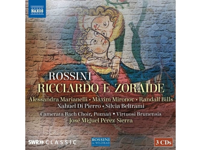 CD+DVD Naxos Rossini: Ricciardo E Zoraide Naxos - Cds de música - cd, dvd, rossini, ricciardo e zoraide