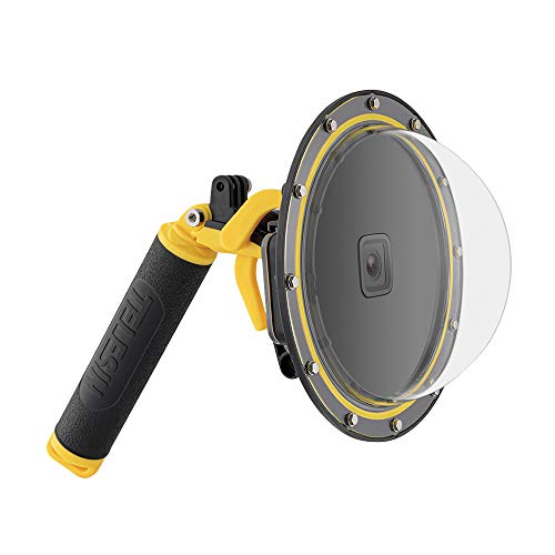 Porta-Câmara TELESIN Dome Port Hero 12/11/10/9 TELESIN - Peças e acessórios para câmeras - go pro, hero 12, tampa de lente, adaptador flutuador