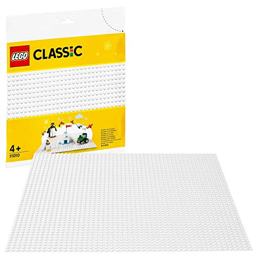 LEGO Classic - Placa de construção branca - 11010 (Idade Mínima: 5) LEGO - Blocos de encaixe - placa de construção, branca, LEGO Classic, 5 anos