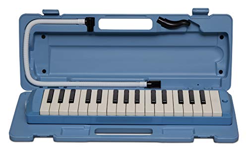 Yamaha P32D Melodia de brinquedo para crianças YAMAHA - Melódicas - azul, 32 teclas, touch buttons, mesa