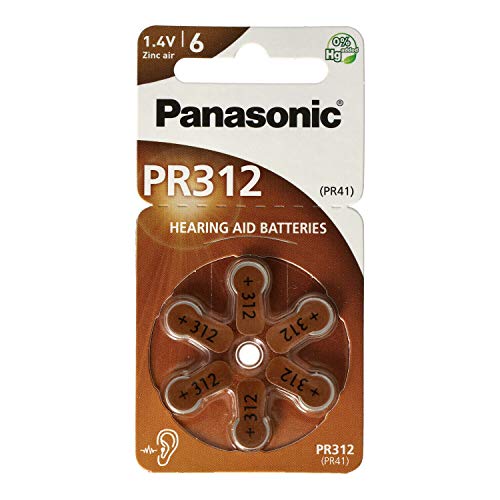 Pilha Recarregável PANASONIC PR312-6R4/10 Panasonic - Baterias - nimh, 170 mAh, telemóvel, preto