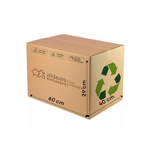 Caixa de Cartão para Muda Pack 5 Unidades 60X40X29Cm Aldeas Inclusivas - Caixas de mudança e envio - caixa, cartão, muda pack, 5 unidades, 60x40x29cm