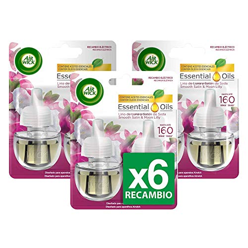 Air Wick Esência de Casa Lirio da Lua 6 Unidades Air Wick - Aromatizadores de ambiente - esência, lirio da lua, 6 unidades