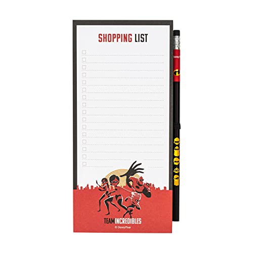 Bloco de Notas Magnético DISNEY The Incredibles Grupo Erik - Cadernos e bloco de notas - magnético, disney, incredibles, 90 folhas