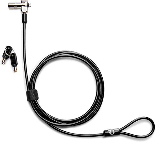 Cadeado antirroubo HP 1.9m Security cable lock HP - Fechaduras e chaves - portátil, segurança, fácil uso, transportável
