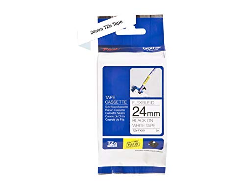 Fita para Etiquetadora BROTHER TZe-FX251 Preto Brother - Fitas de etiquetas e recargas - preto, transferência térmica, tze-fx251