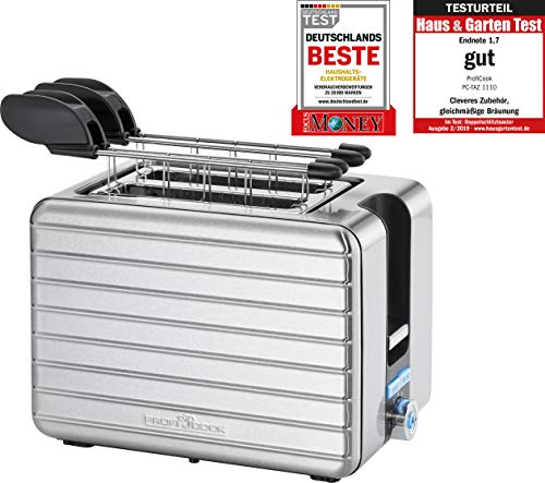 Torradeira PROFICOOK PC-TAZ 1110 (1050 W - 2 fatias) Proficook - Torradeiras - 1050 W, 2 fatias