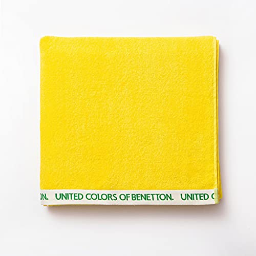 Toalha de Praia BENETTON Rainbow (Amarelo - Algodão - 160x90 cm) Benetton - Roupa de cama e cama - algodão, absorção, resistência, suavidade