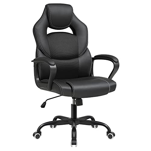 Cadeira Gaming SONGMICS OBG025B01 (Até 150 kg - Elevador a Gás Classe 4 - Preto) SONGMICS - Cadeiras de jogos - gaming, 150 kg, elevador a gás, preto