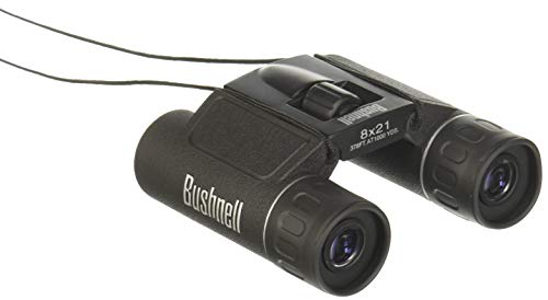 Binóculos BUSHNELL POWVIEW ROOF 10X (Preto) Bushnell - Binóculos - 10x42, prisma roof, pupila 3,2 mm, campo visão 265ft