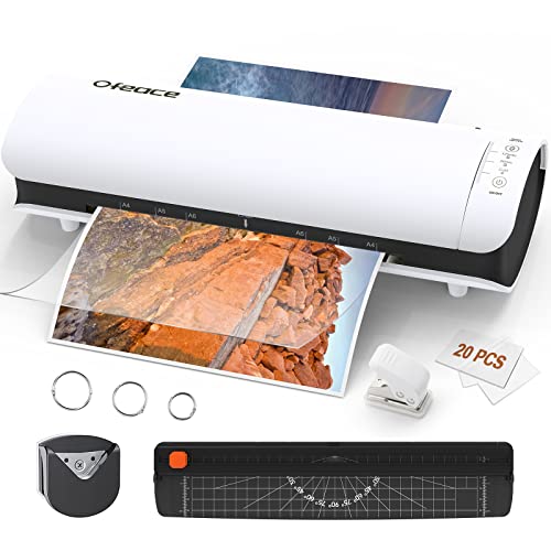 Plastificadora a Laser com 6 Funções - A4 Ofeace - Plastificadoras - a4, 6 funções, cortador, redondeador, perforadora