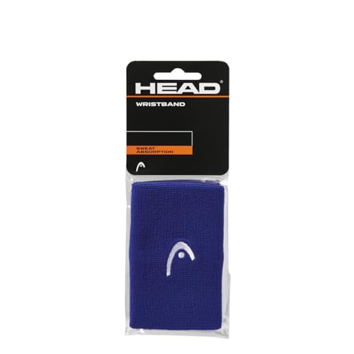 Punho Unisexo HEAD RACKET Logo 5´´ Azul para Tênis (Tamanho Único) HEAD - Pulseiras de pulso - unisexo, 5'', nylon, elástico, azul