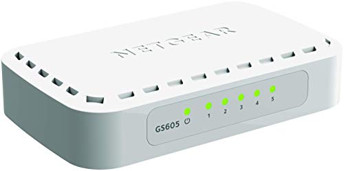 Switch NETGEAR GS605-400PES L2 10/100/1000 Netgear - Concentradores e comutadores - l2, 10/100/1000