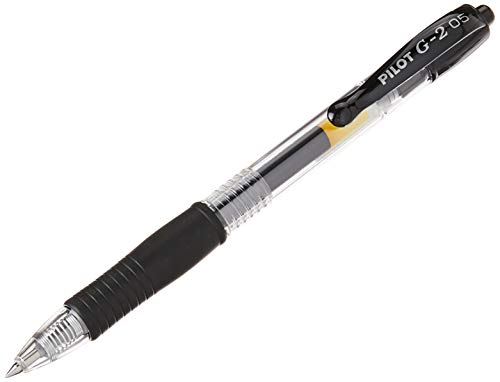 Esferográfica PILOT G-2 Retrátil Preto (Tinta Preta) pil - Canetas - retro, preto, tinta preta