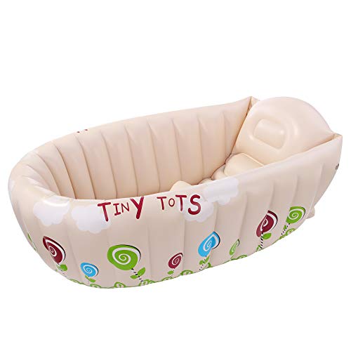 Banheira Insuflável GRUEN 017118NPF (Branco - Poliéster) Jilong - Móveis para bebês e crianças pequenas - 100 kg, 183 x 76 cm, poliéster, escumos incluídos