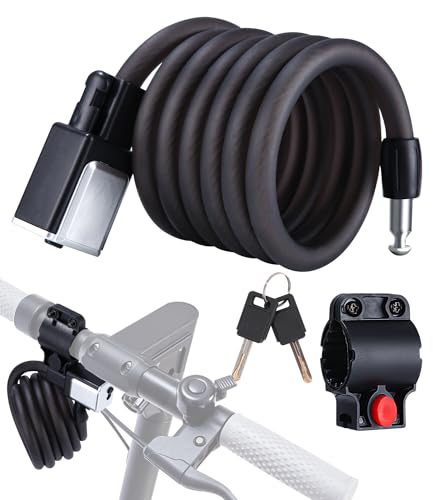 Cadeado de Bicicleta Birsh 180 Cm (Recondicionado Como Novo) Birshe - Peças para bicicletas - cadeado, bicicleta, 180 cm, corrente de aço, fecho de metal