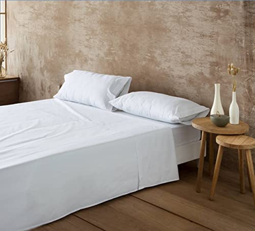 Conjunto edredões LEBENGOOD Branco (200 x 190 cm) LEBENGOOD - Lençóis - algodão 100%, 144 fios, capas almofadas, fácil lavagem