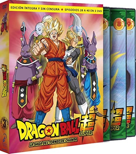 DVD Dragon Ball Super - Box 3 (Edición en Español) SELECTA VISION - Dvds e vídeos - dvd, dragon ball super, box 3, edição em espanhol, torneo de artes marciales