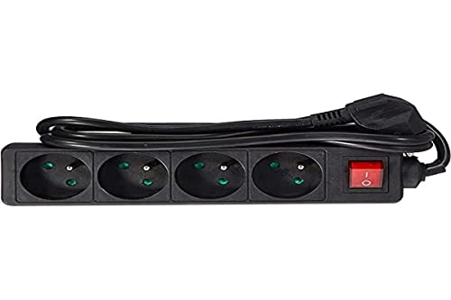 Extensão Elétrica CUC EXTEP4B3M | Preto (Electricidade e Domótica) Levitantes - Fios e cabos elétricos - extensão elétrica, preto