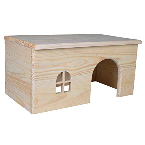 Casa para Gatos TRIXIE com Almofada Interior e Exterior TRIXIE - Habitats e gaiolas para pequenos animais - madeira de pinho, almofada interior, almofada exterior, zona de descanso