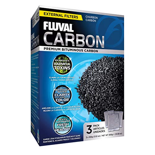 Carvão para Aquário Fluval Activated 3X100G Fluval - Filtros de aquário - carvão, aquário, fluval, activated