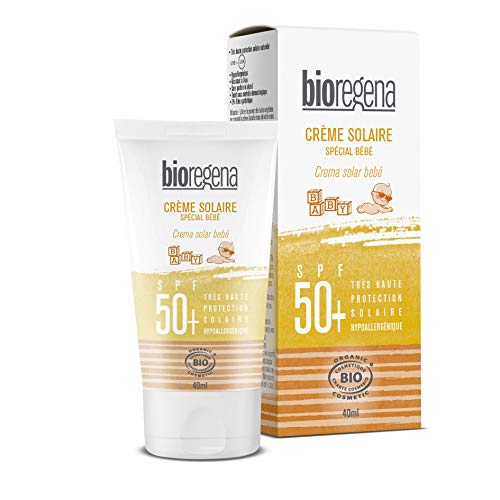 Creme Solar BIORREGENA Bio (40 ml) Bioregena - Protetor solar - fator 50+, bebés, ecológico, extratos vegetais