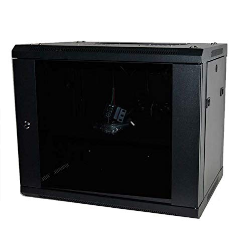 Armário Rack POWERGREEN PG-ARM-9U (19'' - 6U) Powergreen - Acessórios de computador - 19 polegadas, 6U, 60 kg, aço laminado
