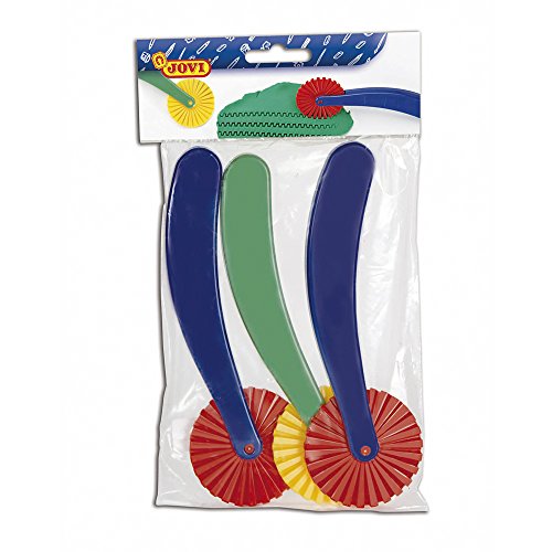 Conjunto de 3 Cortadores e Marcadores para Pasta JOVI 330759 Jovi - Brinquedos de arte e desenho - conjunto, cortadores, marcadores, pasta, modelagem