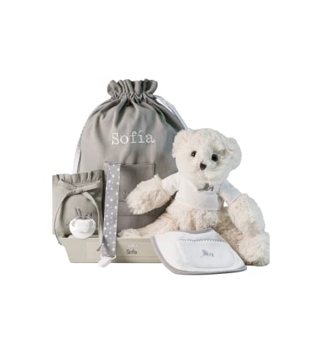 Conjunto de Acessórios BEBE DE PARIS 10001 Cinzento BebeDeParis - Conjuntos de presente para bebê - acessórios, cinzento