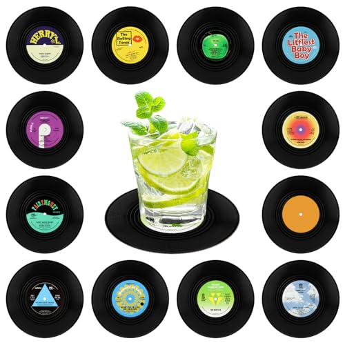 Conjunto 12 Posavasos de Silicone Redondos AQINSFA - Copos e canecas - silicone, redondos, conjunto