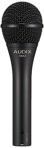 Microfone AUDIX Om2 Preto e Cinzento (Microfone) Audix - Microfones - hipercardioide, 50Hz-16KHz, 250Ohm, 1,7 mV/Pascal