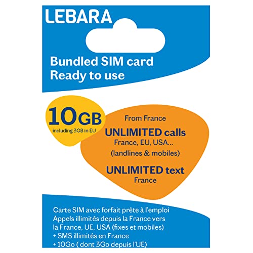 Recarga de Telemóvel LEBARA Sim (Reino Unido) Lebara - Telemóveis - telemóvel, SIM card, reino unido