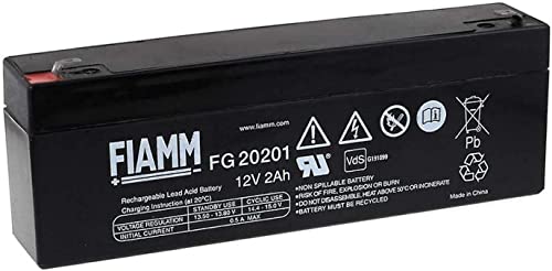 Bateria Fiamm FG20201 | Preto (Electricidade e Domótica) FIAMM - Baterias - sealado, 2ah, 12V, preta