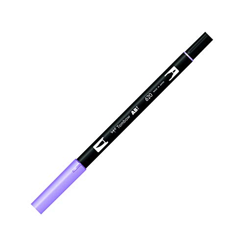 Marcador TOMBOW ABT Dual Brush Pen - Lilás Tombow - Marcadores e marcadores de texto - ponta dupla, linhas precisas, pincel larga, flexível