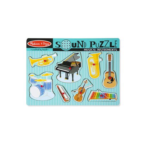 Jogo Educativo MELISSA & DOUG Puzzle Sonoro 8 Peças Instrumentos Musicais Melissa & Doug - Jogos - jogo educativo, melissa & doug, puzzle sonoro, 8 peças, instrumentos musicais