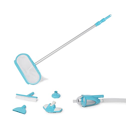 Kit de Manutenção para Piscinas INTEX Deluxe INTEX - Kits de manutenção para piscinas e spas - filtro 3 níveis, depósito de cozedura, escova fundo, limpeza
