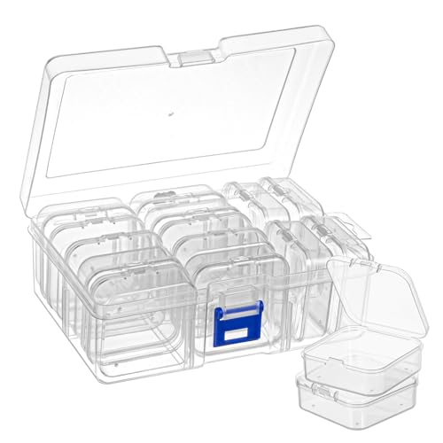 Caixa para Arrumação MUMDOYAL (Branco - 15 Un) MumdoYAL - Recipientes de armazenamento doméstico - caixa, arrumação, plástico, branco, 15 un