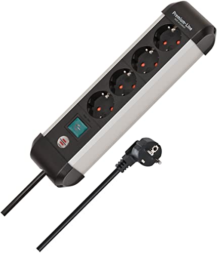 Extensão Elétrica BRENNENSTUHL 1391030400 (Prateado) Brennenstuhl - Filtros de linha e supressores de surtos - ficha, 18m, prateado, alumínio