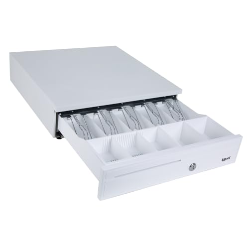 Caixa Registadora IGGUAL IGG-IRON-30PW Branco iggual - Gavetas e bandejas de dinheiro - branco, ABS sintéticos, caixa registadora, 12V