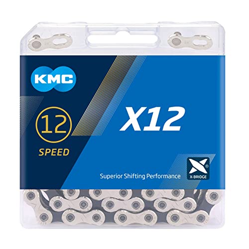 Cadeia de Bicicleta KMC X12 Preto (125 links) KMC - Peças da transmissão da bicicleta - cadeira, bicicleta, kmc x12, preto, 125 links, nickel cromo