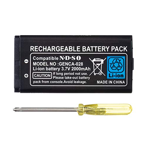 Bateria Recarregável Ostent 2000Mah para Nintendo Dsi OSTENT - Baterias para consola de jogos e comandos - 2000mAh, nintendo dsi
