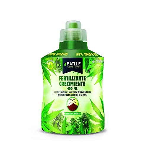 Fertilizante Orgânico Eco-Herbal Crescimento 400Ml BATTLE Semillas Batlle - Adubos - fertilizante orgânico, eco-herbal, crescimento, 400ml
