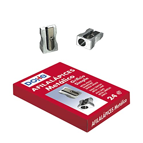 Caixa de Arrumação para Lápis MTLLINE 79565 DOHE - Afia-lápis - metal, resistente, cuña, aço