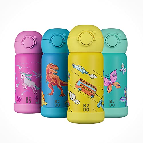 Garrafa Térmica B2DO 316 com Aislamento Duplo 350Ml Amarelo B2DO - Porta-alimentos e bebidas - garrafa térmica, b2do 316, aislamento duplo, 350ml, amarelo