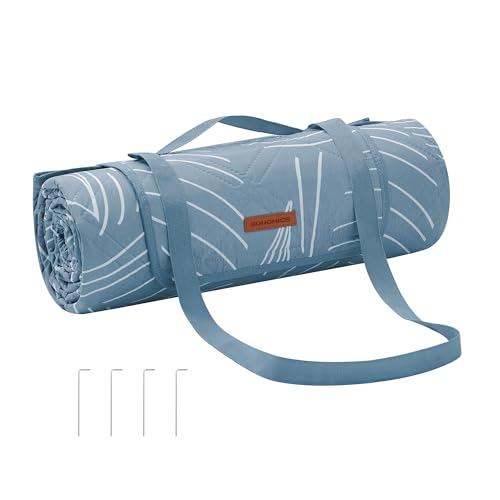 Cobertor de Campismo SONGMICS Gcm310Q03 (Azul - 300 x 200 cm) SONGMICS - Roupa de cama e cama - vinil, impermeável, 300x200 cm, 2 kg
