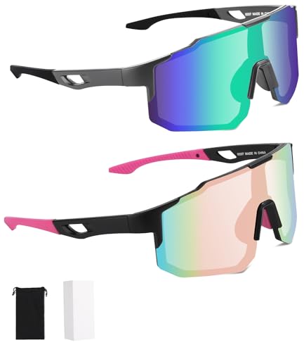 Óculos de Ciclismo FAOKZE 2 Unisexo (Tamanho Único) FAOKZE - Óculos de sol - uv400, polarizadas, proteção, ajustável